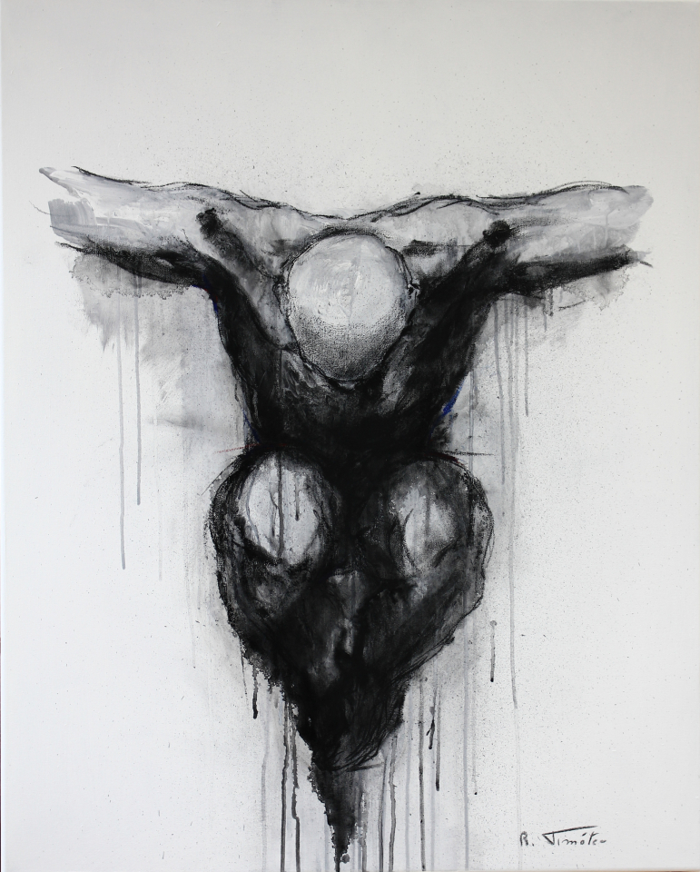 "Untitled" | 100x080 cm | Graphite, charcoal and acrylic